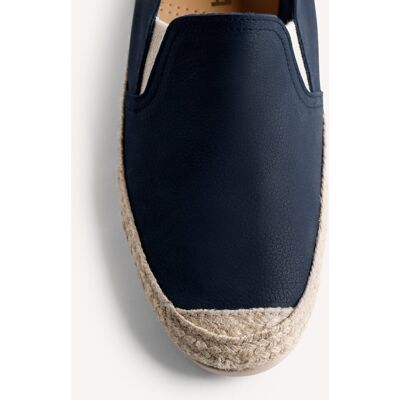 Gioseppo - Yute de hombre de piel con corte tipo slip-on con elásticos.. Azul marino 41 Gioseppo - Yute de hombre de piel con corte tipo slip-on con elásticos.. Azul marino 41
