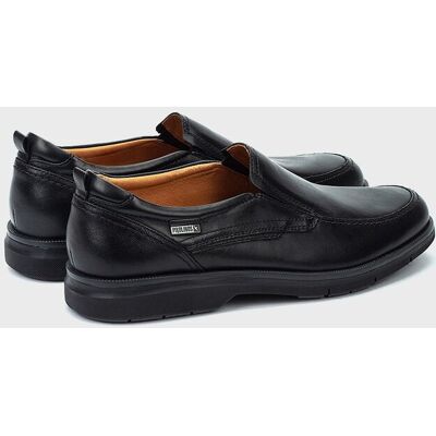 Pikolinos - Zapato cómodo de hombre de piel con suela extraligera y plantilla extraíble. Negro 44 Pikolinos - Zapato cómodo de hombre de piel con suela extraligera y plantilla extraíble. Negro 44