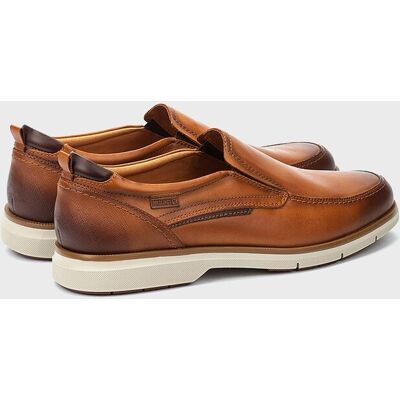 Pikolinos - Zapato cómodo de hombre de piel con suela extraligera y plantilla extraíble. Marrón 41 Pikolinos - Zapato cómodo de hombre de piel con suela extraligera y plantilla extraíble. Marrón 41
