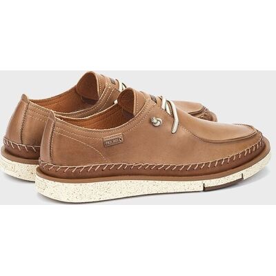 Pikolinos - Zapatos de cordones de hombre de piel en color Marrón. Beige 44 Pikolinos - Zapatos de cordones de hombre de piel en color Marrón. Beige 44