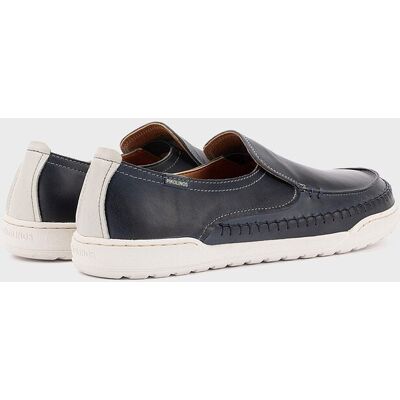 Pikolinos - Mocasines de hombre de piel barefoot. Azul oscuro 42 Pikolinos - Mocasines de hombre de piel barefoot. Azul oscuro 42