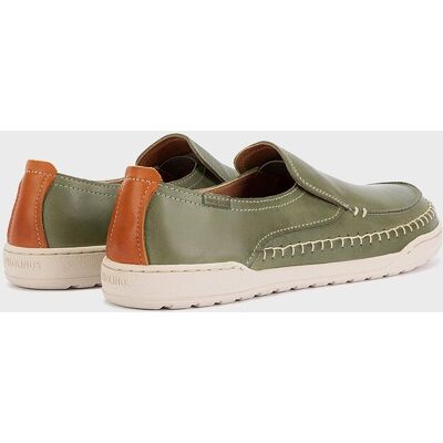 Pikolinos - Mocasines de hombre de piel barefoot. Verde 41 Pikolinos - Mocasines de hombre de piel barefoot. Verde 41
