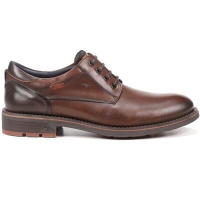 Fluchos - Zapatos de cordones de hombre de piel en color marrón medio. Marrón 42 Fluchos - Zapatos de cordones de hombre de piel en color marrón medio. Marrón 42