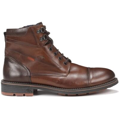 Fluchos - Botines de hombre de piel en color marrón medio. Marrón 40 Fluchos - Botines de hombre de piel en color marrón medio. Marrón 40