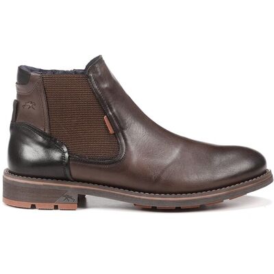 Fluchos - Botines de hombre de piel en color marrón oscuro. Marrón oscuro 42 Fluchos - Botines de hombre de piel en color marrón oscuro. Marrón oscuro 42