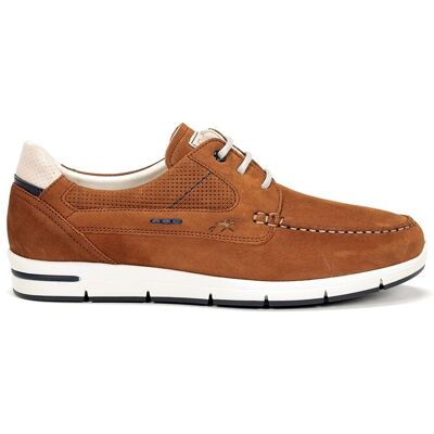 Fluchos - Zapatos de cordones de hombre fabricados en nobuck. Marrón 42 Fluchos - Zapatos de cordones de hombre fabricados en nobuck. Marrón 42