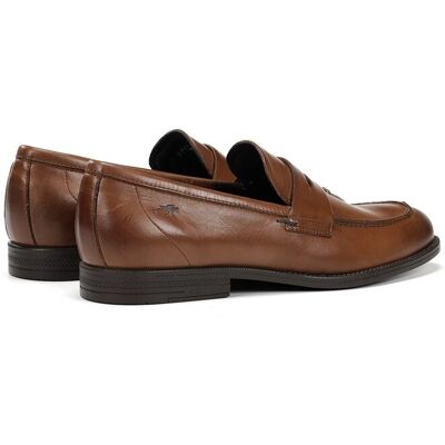 Fluchos - Mocasines de hombre fabricados en piel. Marrón 39 Fluchos - Mocasines de hombre fabricados en piel. Marrón 39