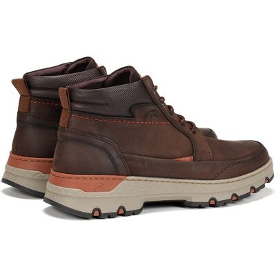 Fluchos - Botines de hombre fabricados en engrasado. Marrón / Naranja 46 Fluchos - Botines de hombre fabricados en engrasado. Marrón / Naranja 46