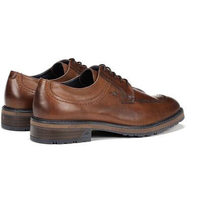 Fluchos - Zapatos de cordones de hombre fabricados en piel. Marrón oscuro 42 Fluchos - Zapatos de cordones de hombre fabricados en piel. Marrón oscuro 42