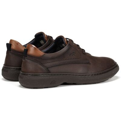 Fluchos - Zapatos de cordones de hombre fabricados en engrasado. Marrón oscuro 40 Fluchos - Zapatos de cordones de hombre fabricados en engrasado. Marrón oscuro 40