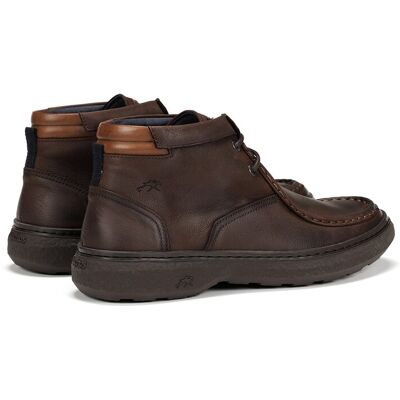 Fluchos - Botines de hombre fabricados en engrasado. Marrón chocolate 42 Fluchos - Botines de hombre fabricados en engrasado. Marrón chocolate 42