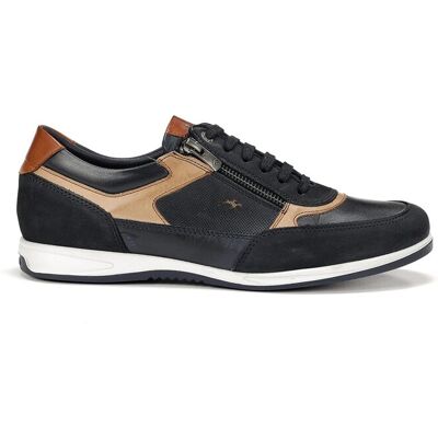 Fluchos - Zapatos de cordones de hombre fabricados en nobuck. Negro 43 Fluchos - Zapatos de cordones de hombre fabricados en nobuck. Negro 43
