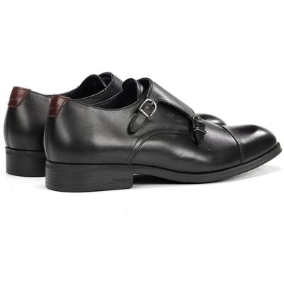 Fluchos - Bluchers de hombre fabricados en piel. Negro 39 Fluchos - Bluchers de hombre fabricados en piel. Negro 39