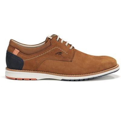 Fluchos - Zapatos de cordones de hombre de estilo deportivo en nobuck. Marrón 40 Fluchos - Zapatos de cordones de hombre de estilo deportivo en nobuck. Marrón 40