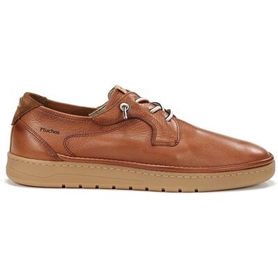 Fluchos - Zapatillas deportivas de hombre fabricados en piel. Marrón 39 Fluchos - Zapatillas deportivas de hombre fabricados en piel. Marrón 39