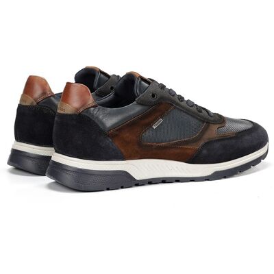 Fluchos - Zapatos de cordones de hombre fabricados en serraje. Gris 43 Fluchos - Zapatos de cordones de hombre fabricados en serraje. Gris 43