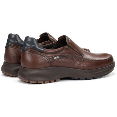 Fluchos - Mocasines de hombre fabricados en impermeable. Marrón chocolate 43 Fluchos - Mocasines de hombre fabricados en impermeable. Marrón chocolate 43