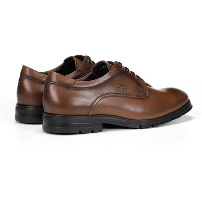 Fluchos - Zapatos de cordones de hombre fabricados en piel. Marrón claro 44 Fluchos - Zapatos de cordones de hombre fabricados en piel. Marrón claro 44