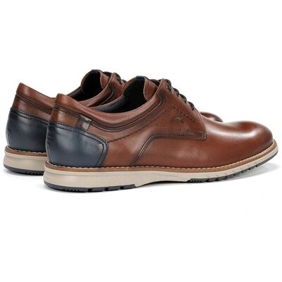 Fluchos - Zapatos de cordones de hombre fabricados en piel. Marrón chocolate 40 Fluchos - Zapatos de cordones de hombre fabricados en piel. Marrón chocolate 40