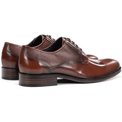 Fluchos - Zapatos de cordones de hombre fabricados en piel. Marrón 44 Fluchos - Zapatos de cordones de hombre fabricados en piel. Marrón 44