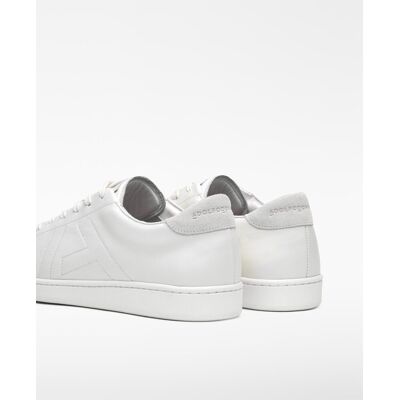 Adolfo Dominguez - Zapatillas de vestir de hombre básicas de piel. Blanco 44 Adolfo Dominguez - Zapatillas de vestir de hombre básicas de piel. Blanco 44
