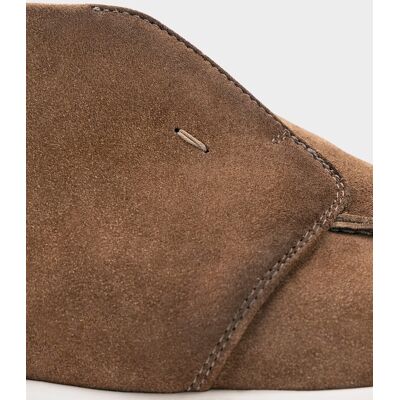 Glent - Botines de hombre de piel con suela de goma. Marrón 42.5 Glent - Botines de hombre de piel con suela de goma. Marrón 42.5