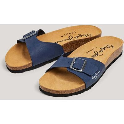 Pepe Jeans - Sandalias de hombre con hebilla. Navy 42 Pepe Jeans - Sandalias de hombre con hebilla. Navy 42