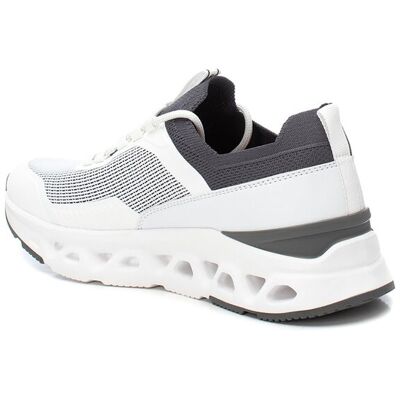 XTI - Zapatillas deportivas de hombre con cordones y suela de goma. Blanco 41 XTI - Zapatillas deportivas de hombre con cordones y suela de goma. Blanco 41