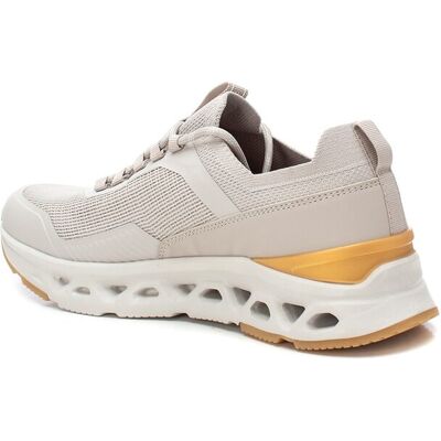 XTI - Zapatillas deportivas de hombre con cordones y suela de goma. Beige 41 XTI - Zapatillas deportivas de hombre con cordones y suela de goma. Beige 41