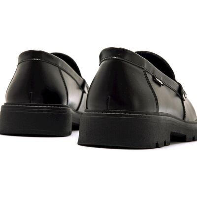 mustang - Mocasines de hombre de estilo formal. Negro 46 mustang - Mocasines de hombre de estilo formal. Negro 46