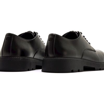 mustang - Bluchers de hombre de estilo formal. Negro 42 mustang - Bluchers de hombre de estilo formal. Negro 42