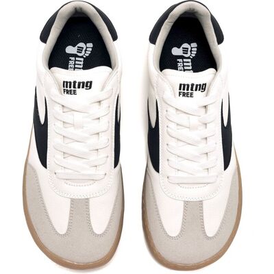 mustang - Zapatillas deportivas de hombre estilo bamba con piso respetuoso. Blanco / Negro 41 mustang - Zapatillas deportivas de hombre estilo bamba con piso respetuoso. Blanco / Negro 41
