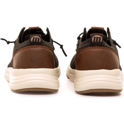 mustang - Zapatillas deportiva de hombre estilo casual. Marrón 41 mustang - Zapatillas deportiva de hombre estilo casual. Marrón 41