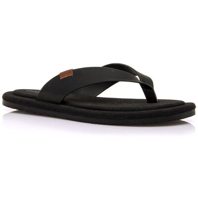 mustang - Chanclas de dedo para hombre. Negro 45 mustang - Chanclas de dedo para hombre. Negro 45
