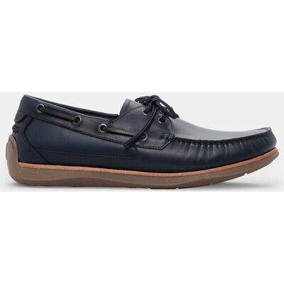 Lottusse - Náuticos de hombre Sailor de piel. Azul marino 42 Lottusse - Náuticos de hombre Sailor de piel. Azul marino 42