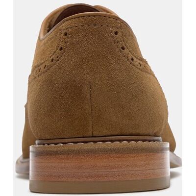 Lottusse - Zapato oxford de hombre de ante. Marrón claro 45 Lottusse - Zapato oxford de hombre de ante. Marrón claro 45