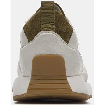 Lottusse - Zapatillas retro de hombre de piel de ternera. Blanco roto 44 Lottusse - Zapatillas retro de hombre de piel de ternera. Blanco roto 44