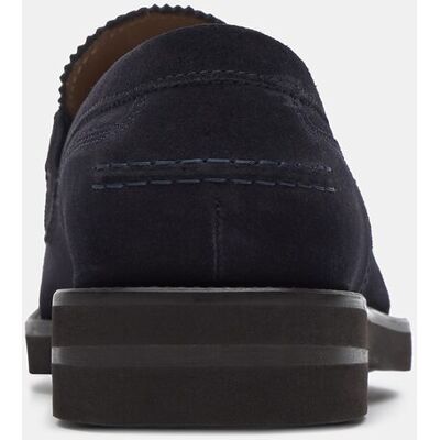 Lottusse - Mocasines Daytona de hombre de piel de vacuno. Azul marino 43,5 Lottusse - Mocasines Daytona de hombre de piel de vacuno. Azul marino 43,5
