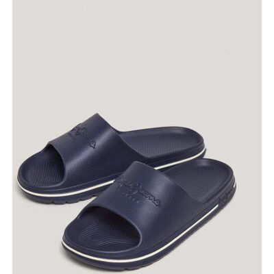 Pepe Jeans - Chanclas de hombre de playa moldeadas. Azul denim 41 Pepe Jeans - Chanclas de hombre de playa moldeadas. Azul denim 41