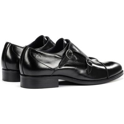 Fluchos - Zapatos de cordones de hombre fabricados en piel. Negro 44 Fluchos - Zapatos de cordones de hombre fabricados en piel. Negro 44