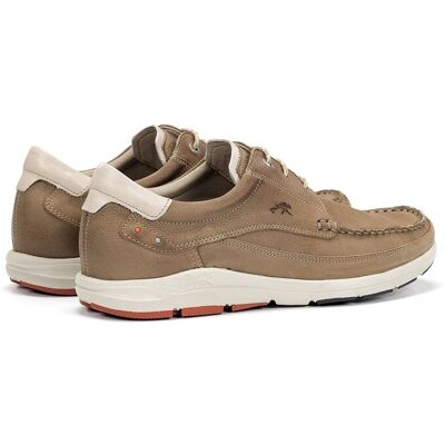 Fluchos - Zapatos de cordones de hombre fabricados en nobuck. Marrón 40 Fluchos - Zapatos de cordones de hombre fabricados en nobuck. Marrón 40