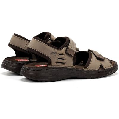 Fluchos - Sandalias de hombre fabricados en engrasado. Marrón 46 Fluchos - Sandalias de hombre fabricados en engrasado. Marrón 46