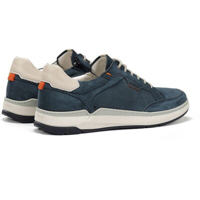 Fluchos - Zapatos de cordones de hombre fabricados en nobuck. Azul 39 Fluchos - Zapatos de cordones de hombre fabricados en nobuck. Azul 39