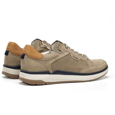 Fluchos - Zapatos de cordones de hombre fabricados en nobuck. Marrón 39 Fluchos - Zapatos de cordones de hombre fabricados en nobuck. Marrón 39