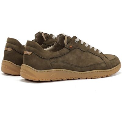 Fluchos - Zapatos de cordones de hombre fabricados en nobuck. Verde 46 Fluchos - Zapatos de cordones de hombre fabricados en nobuck. Verde 46