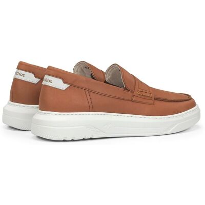 Fluchos - Mocasines de hombre fabricados en piel. Marrón 40 Fluchos - Mocasines de hombre fabricados en piel. Marrón 40