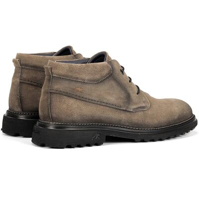 Fluchos - Botines de hombre fabricados en serraje. Marrón 40 Fluchos - Botines de hombre fabricados en serraje. Marrón 40