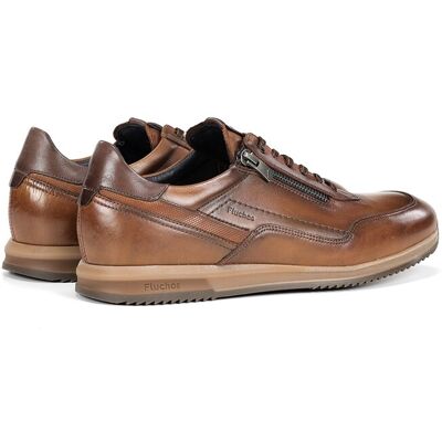 Fluchos - Zapatos de cordones de hombre fabricados en piel. Marrón claro 39 Fluchos - Zapatos de cordones de hombre fabricados en piel. Marrón claro 39