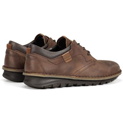 Fluchos - Zapatos de cordones de hombre fabricados en piel. Marrón 39 Fluchos - Zapatos de cordones de hombre fabricados en piel. Marrón 39
