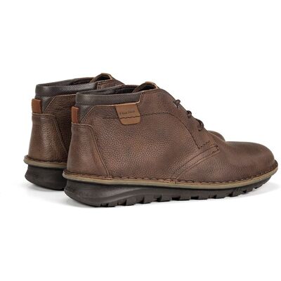 Fluchos - Botines de hombre fabricados en piel. Marrón 43 Fluchos - Botines de hombre fabricados en piel. Marrón 43